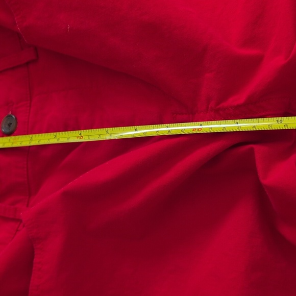 Jcrew Factory Women’s Red Wide-Leg Cropped Pants 26 - Picture 6 of 7